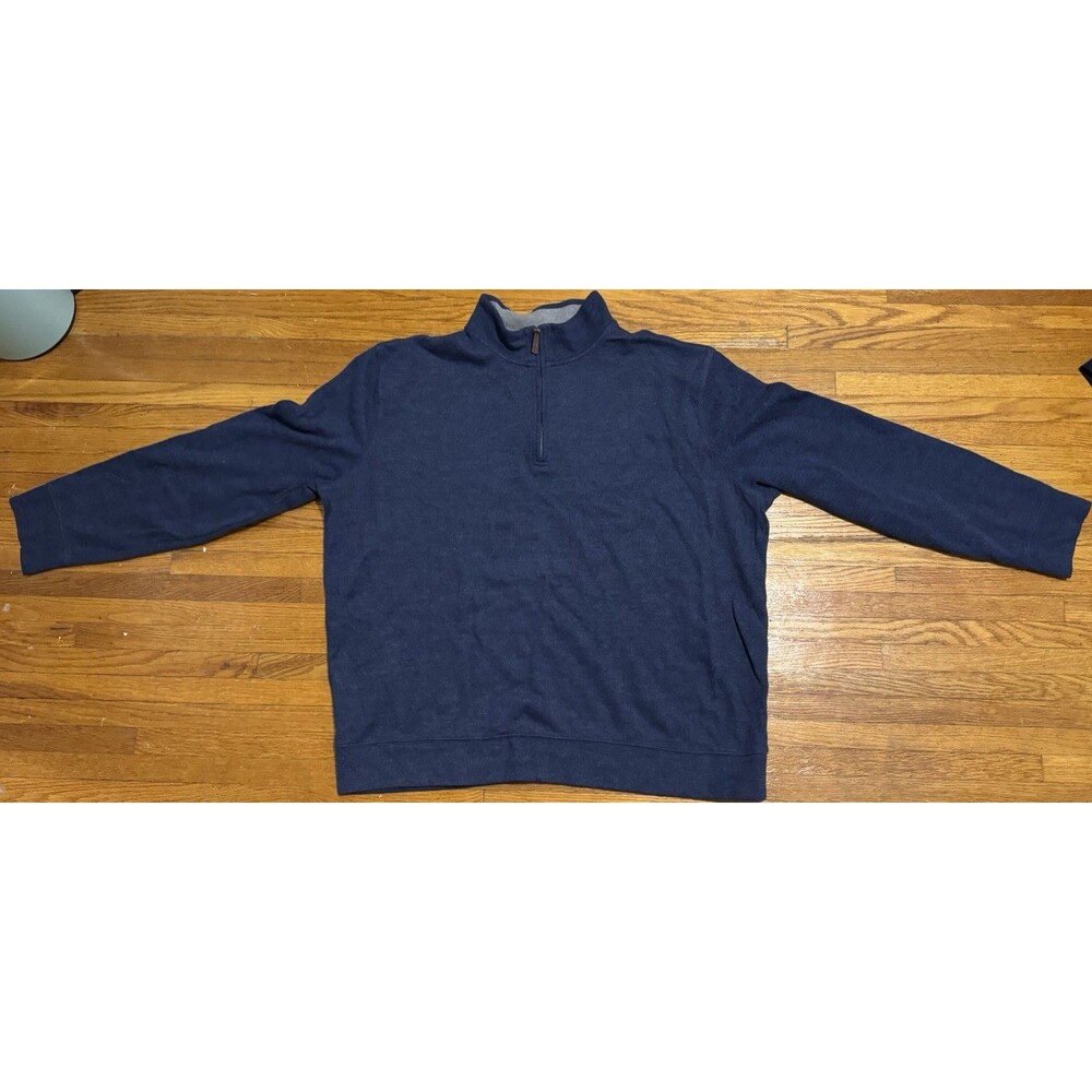 Bundle: 2 men’s used blue sweaters (read description)